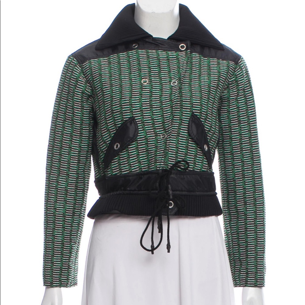 Opening ceremony tweed bomber jacket NWT